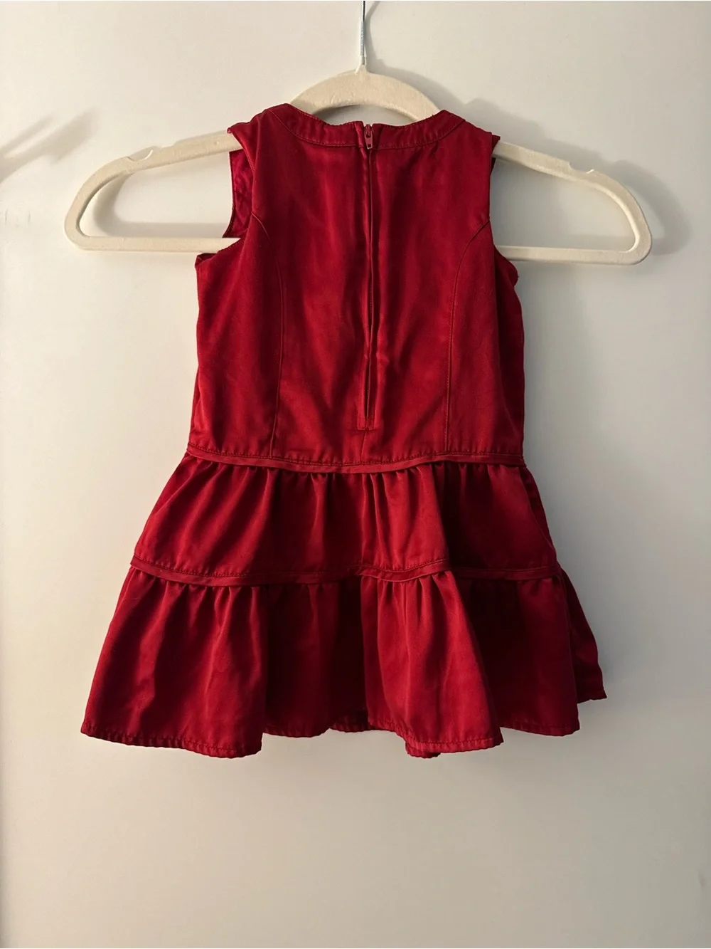 Old Navy Red Tiered Sleeveless Dress
